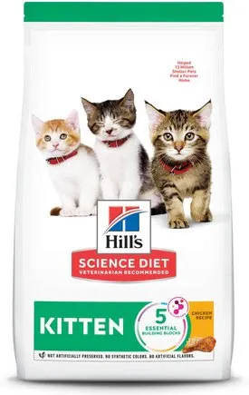 Hill's Science Diet Kitten Chicken Recipe Dry Cat Food
