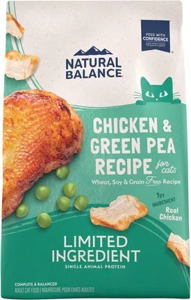 Natural Balance Limited Ingredient Grain Free Chicken & Green Pea Recipe Dry Cat Food