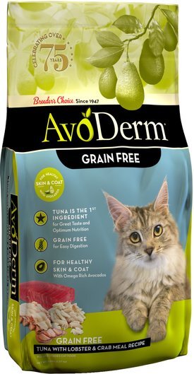 AvoDerm Grain-Free Tuna with Lobster & Crab Meal Dry Cat Food