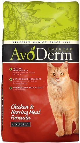 AvoDerm Natural Chicken & Herring Meal Formula Adult Dry Cat Food