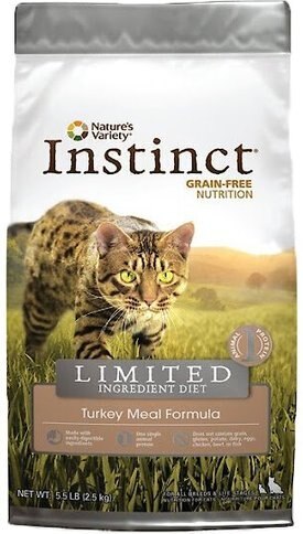 Instinct by Nature's Variety Limited Ingredient Diet Grain-Free Turkey Meal Recipe Dry Cat Food