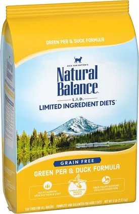 Natural Balance Limited Ingredient Reserve Grain Free Duck & Green Pea Recipe Dry Cat Food