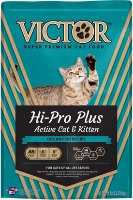 VICTOR Hi-Pro Plus Active Cat & Kitten Ocean Fish Recipe Dry Cat Food