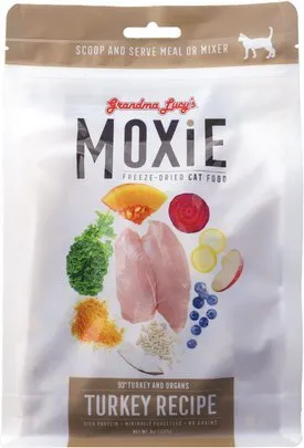Grandma Lucy's Moxie Turkey Recipe Freeze-Dried Cat Food