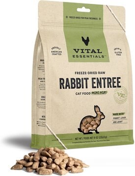 Vital Essentials Freeze-Dried Raw Rabbit Entree Cat Food
